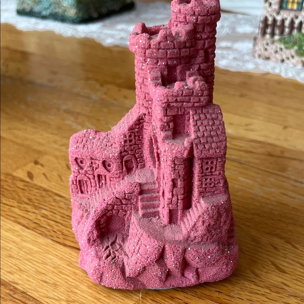 Enchanted Pink Castle Sculpture